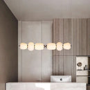 Modern milky glass pendant light for elegant interiors