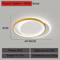 Modern ultra slim LED ceiling light with remote control luminaria
