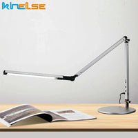 Modern long arm desk lamp with dimmer and energy saving