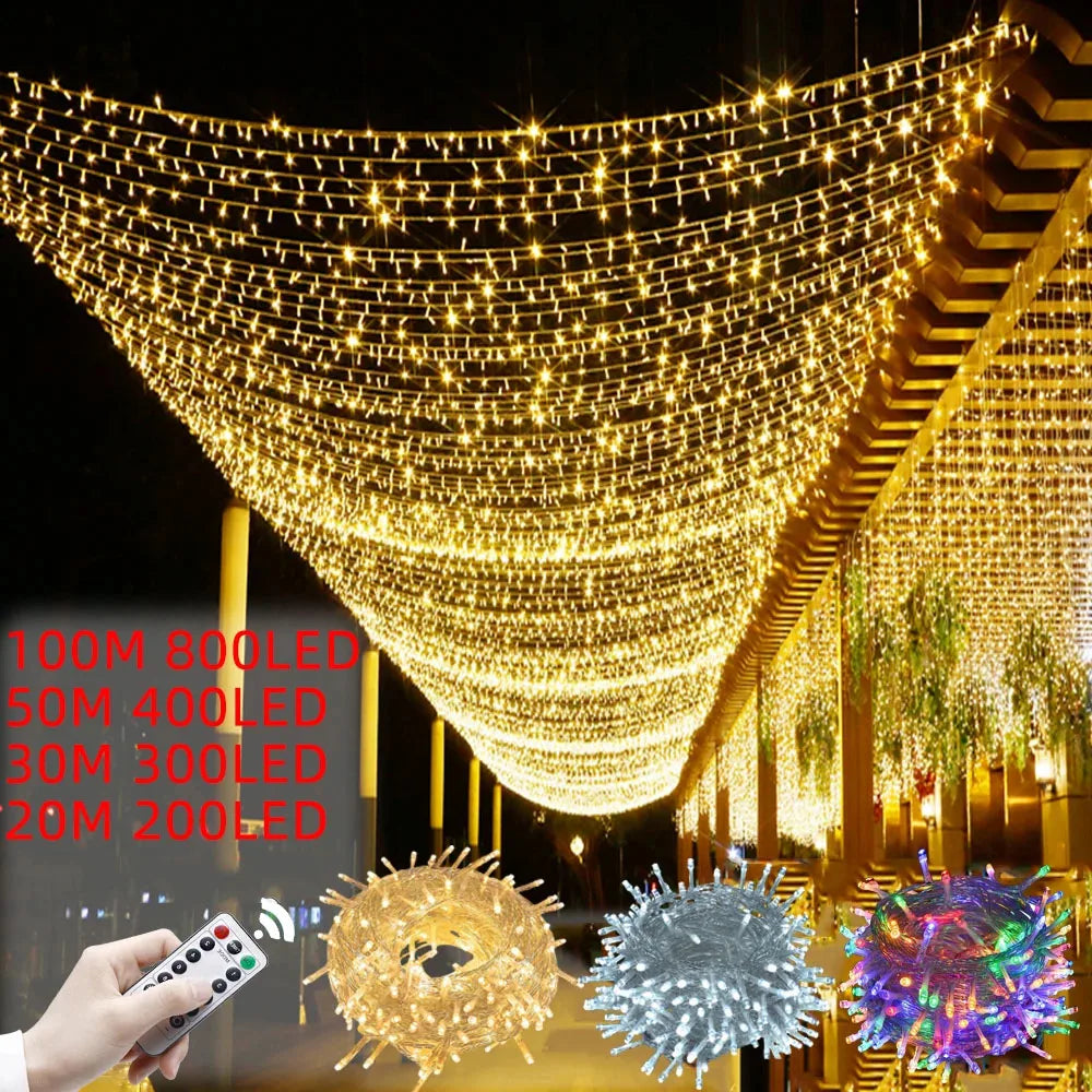 Waterproof LED string lights for indoor and outdoor decoration 2024