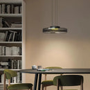 Danish boho designer pendant light with glass shade for coffee tables
