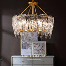 Modern design crystal LED chandelier for interior decoration