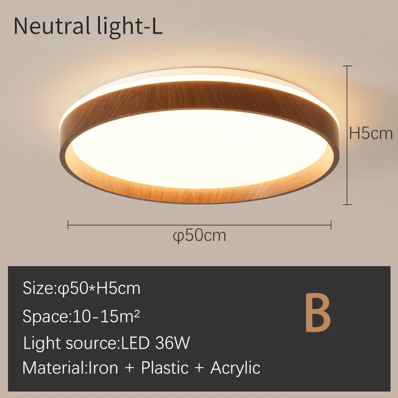 Modern moon dimmable LED ceiling lights - vue 15 sur 17