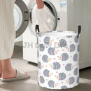 cute hedgehog laundry basket foldable and waterproof for storage