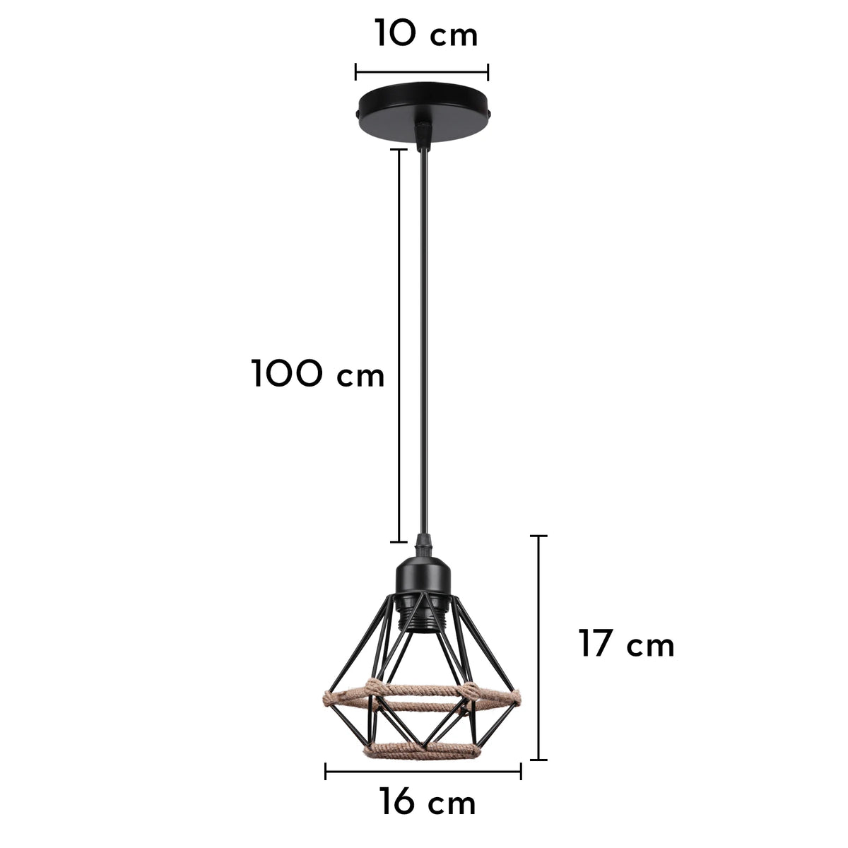 Rustic industrial vintage metal flush mount ceiling light for creative interiors - vue 14 sur 20