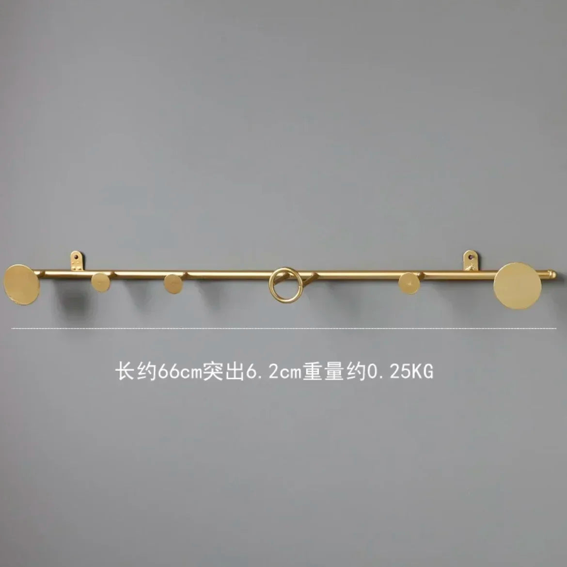 Nordic luxury decorative wall mounted clothes and hat rack - vue 7 sur 18