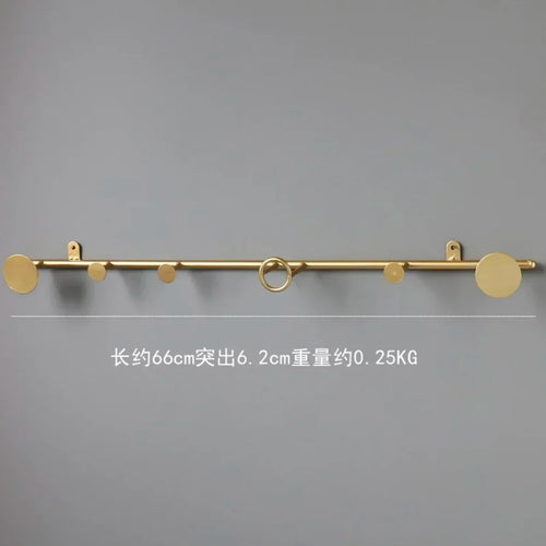 Nordic luxury decorative wall mounted clothes and hat rack - vue 8 sur 18
