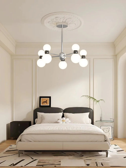 Dimmable pendant chandelier for modern interior decor - vue 4 sur 15