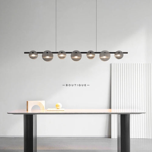 Modern minimalist LED pendant light for artistic interiors - vue 2 sur 9