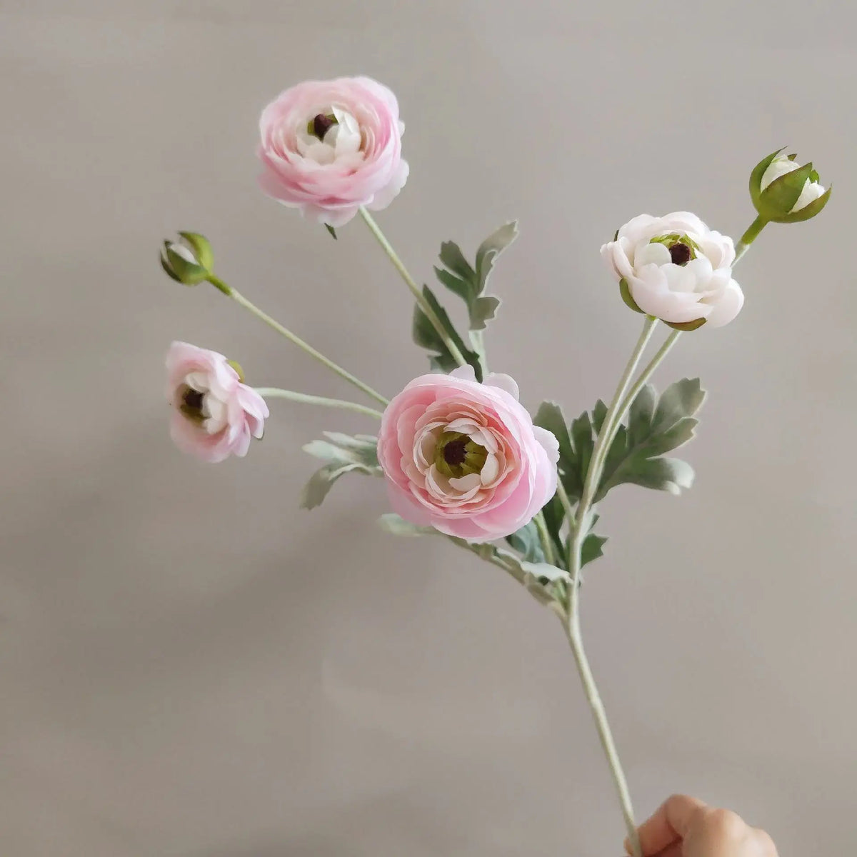 Small artificial peony flower bouquet for wedding and home decoration
