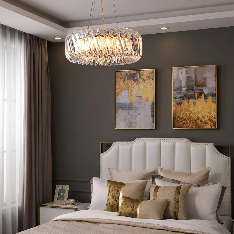 Elegant modern crystal chandelier for interior decoration
