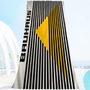 Bauhaus geometric microfibre quick-dry beach towel