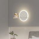 Astronaut moon planet LED wall light nordic style 2022