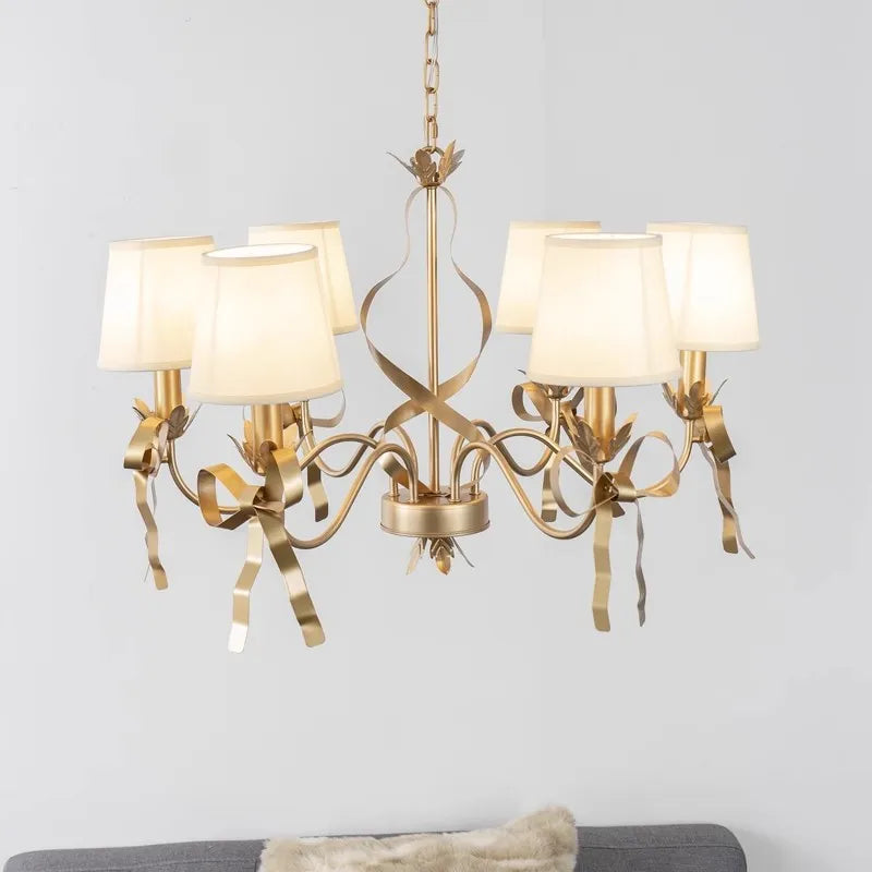 Modern bow chandelier for children and princesses