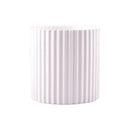 ceramic flower pot vertical lines for indoor plants