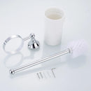 New vintage copper toilet brush holder with ceramic fitting