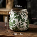 retro ceramic flower pots for plants and orchids