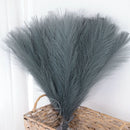 Set of artificial pampas grass bouquets for indoor decoration