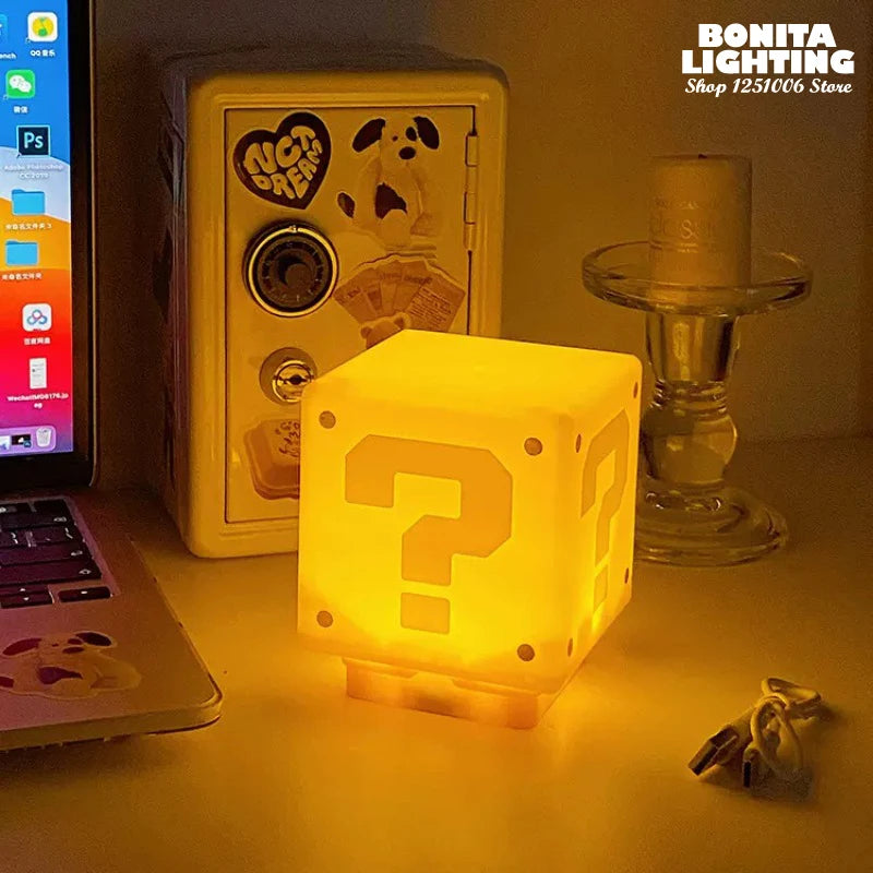 super question mark led wall light for e-sports decoration - vue 5 sur 8