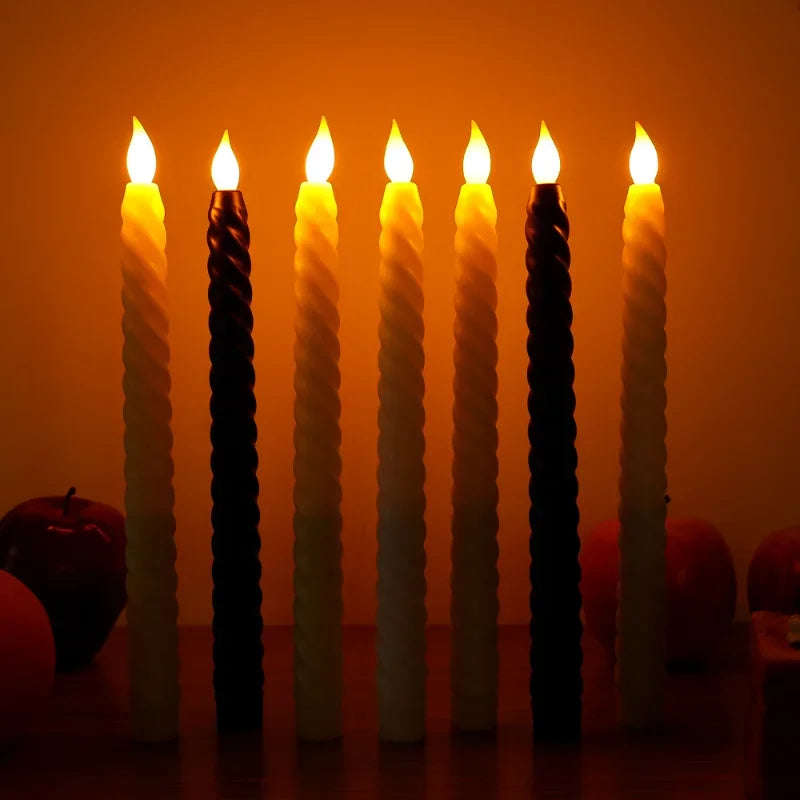 flameless flickering LED candles for party decorations