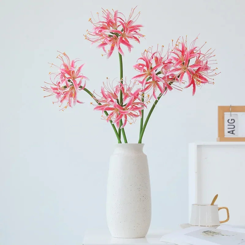 Silk spider lily artificial flower decoration
