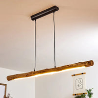 Minimalist wooden pendant light
