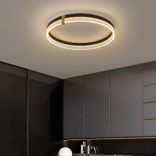 Minimalist led ceiling light with remote control - vue 6 sur 15
