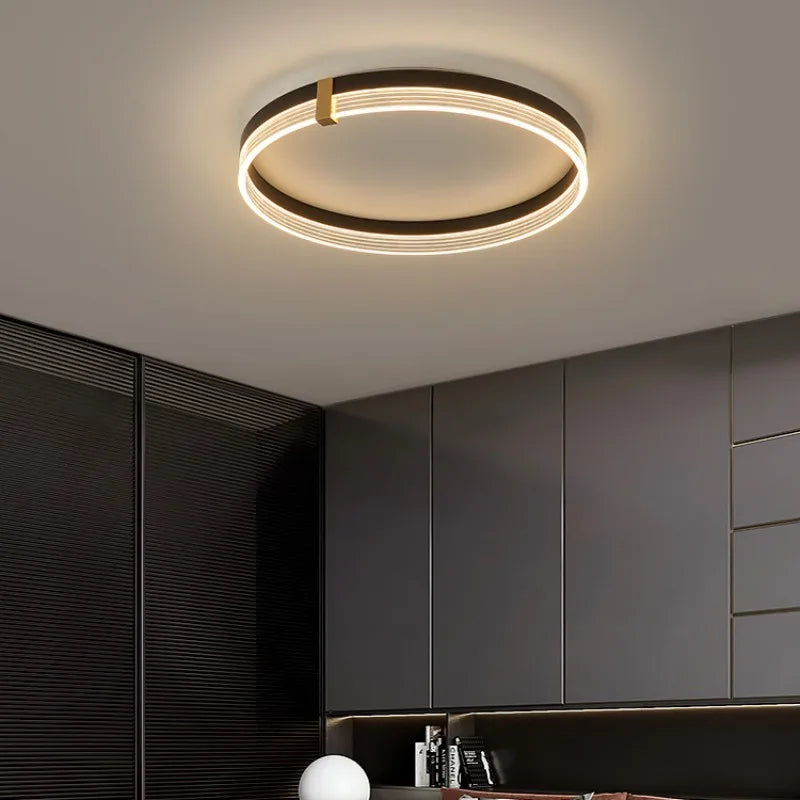 Minimalist led ceiling light with remote control - vue 5 sur 15