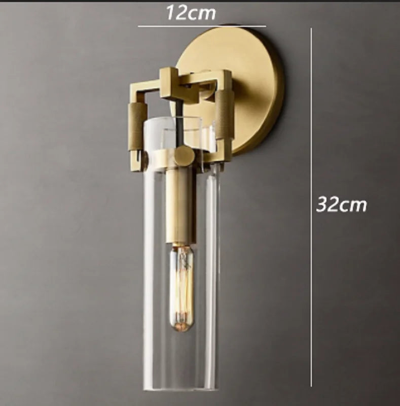 Industrial glass pendant light for interior decoration