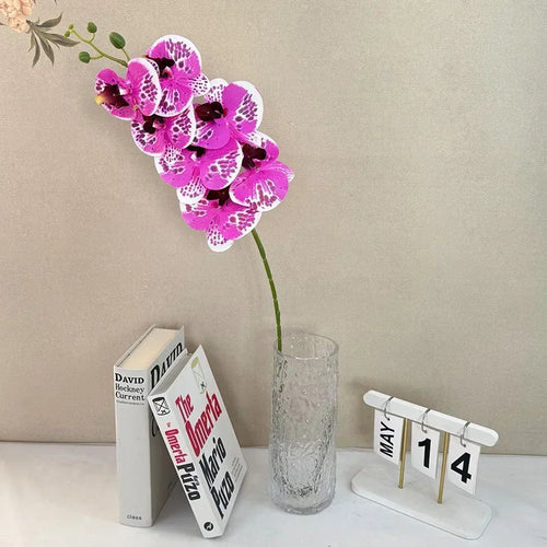 Artificial butterfly orchid 7 heads elegant floral decoration - vue 11 sur 40