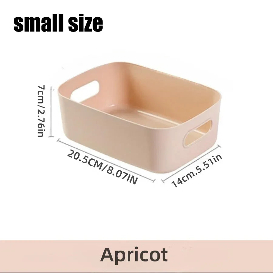 rectangular storage basket for cosmetics and snacks
