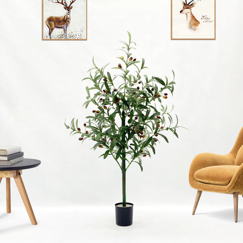 Artificial potted plant for modern interior decoration - vue 10 sur 12