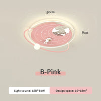 Modern creative LED ceiling light for children's bedroom