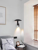 Modern mushroom LED wall light for contemporary interiors
