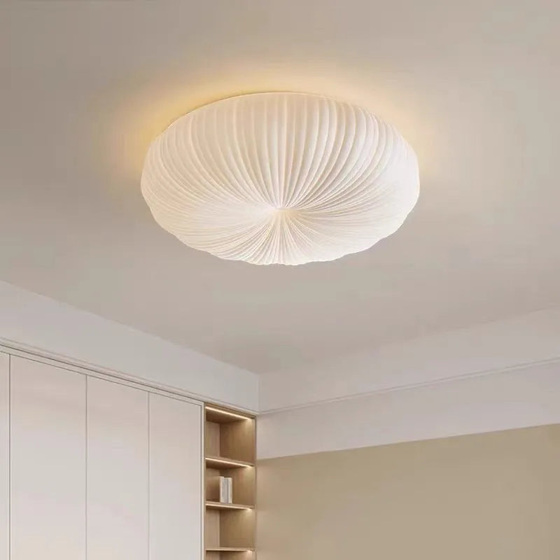 Nordic pumpkin LED ceiling light for children's bedroom smart lighting
