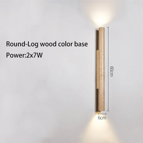 Long stone LED wall light - vue 12 sur 21