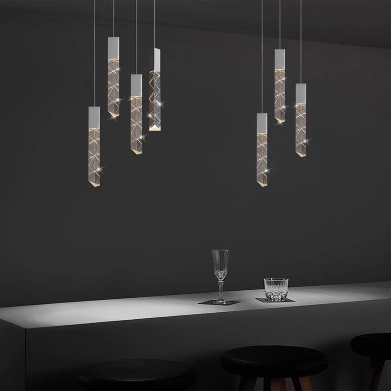 lustre en cristal de luxe à led pour un éclairage élégant - vue 4 sur 17