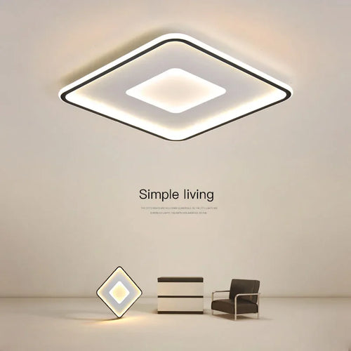 Modern LED ceiling light for interior decor and designer lighting