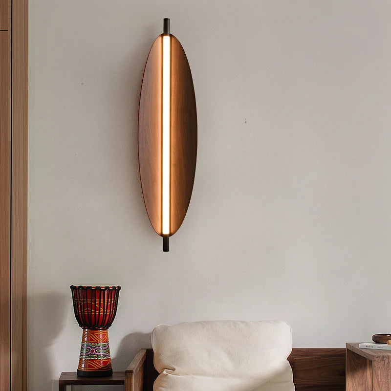 Japanese retro style leaf chandelier for dining room - vue 3 sur 11