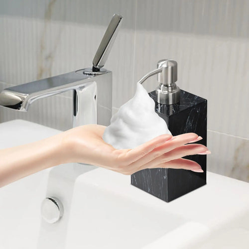 durable resin lotion dispenser for bathroom