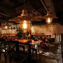 Industrial retro pendant light vintage with LED E27 bulb for bedroom dining kitchen bar