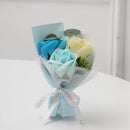 Small decorative artificial rose bouquet for valentine's day