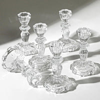 Decorative glass candle holder for weddings and offices