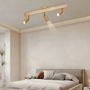 plafonnier led moderne en bois pour intérieur élégant