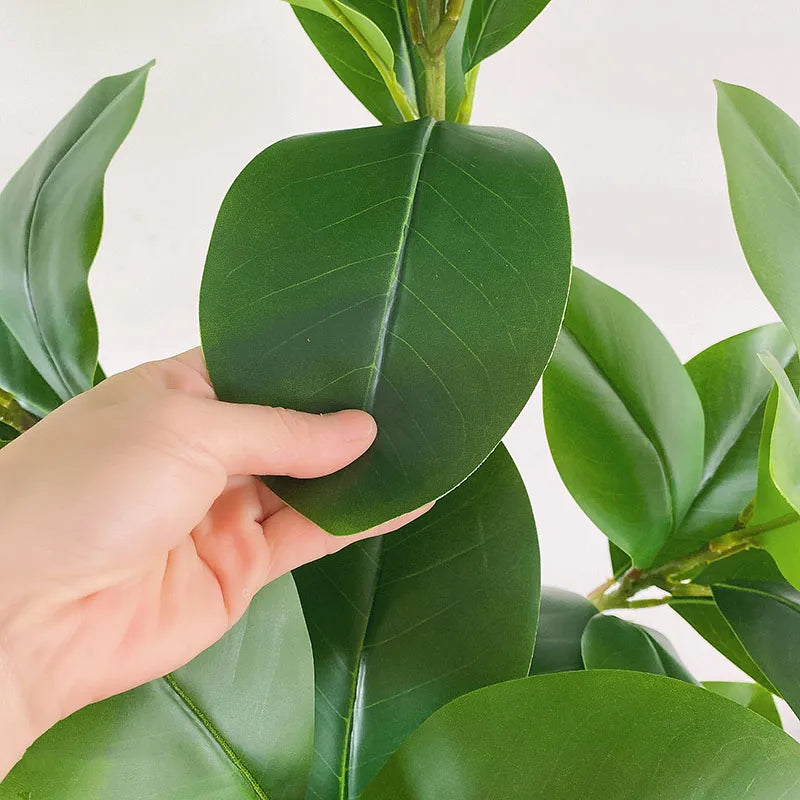 Artificial magnolia ficus decorative plant for indoor and outdoor - vue 3 sur 10
