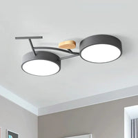 Nordic LED ceiling light with 3 colour temperatures for bicycle motif
