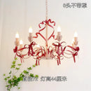 Cute children's chandelier with decorative bow pendant lighting
