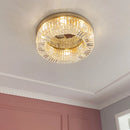 lustre en cristal moderne doré argenté à led pour décoration intérieure