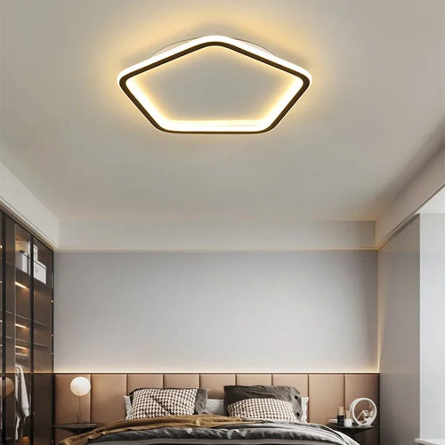 Modern LED ceiling light for stylish interior decoration - vue 2 sur 14