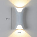 modern waterproof aluminum led wall light for outdoor decoration